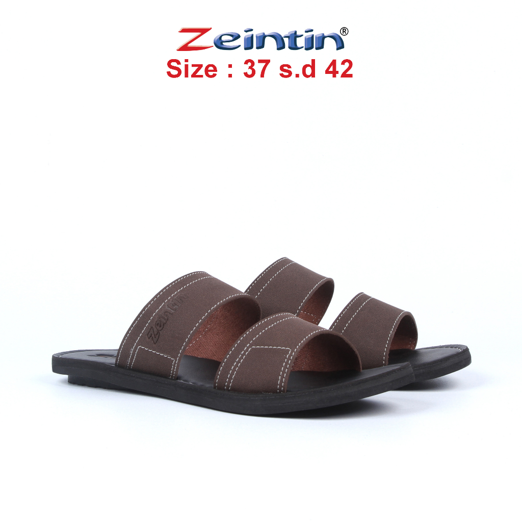 Zeintin - Sandal Wanita Bahan Kulit Sintetis Sandal Teplek Wanita Sintetsi Original Zeintin KK