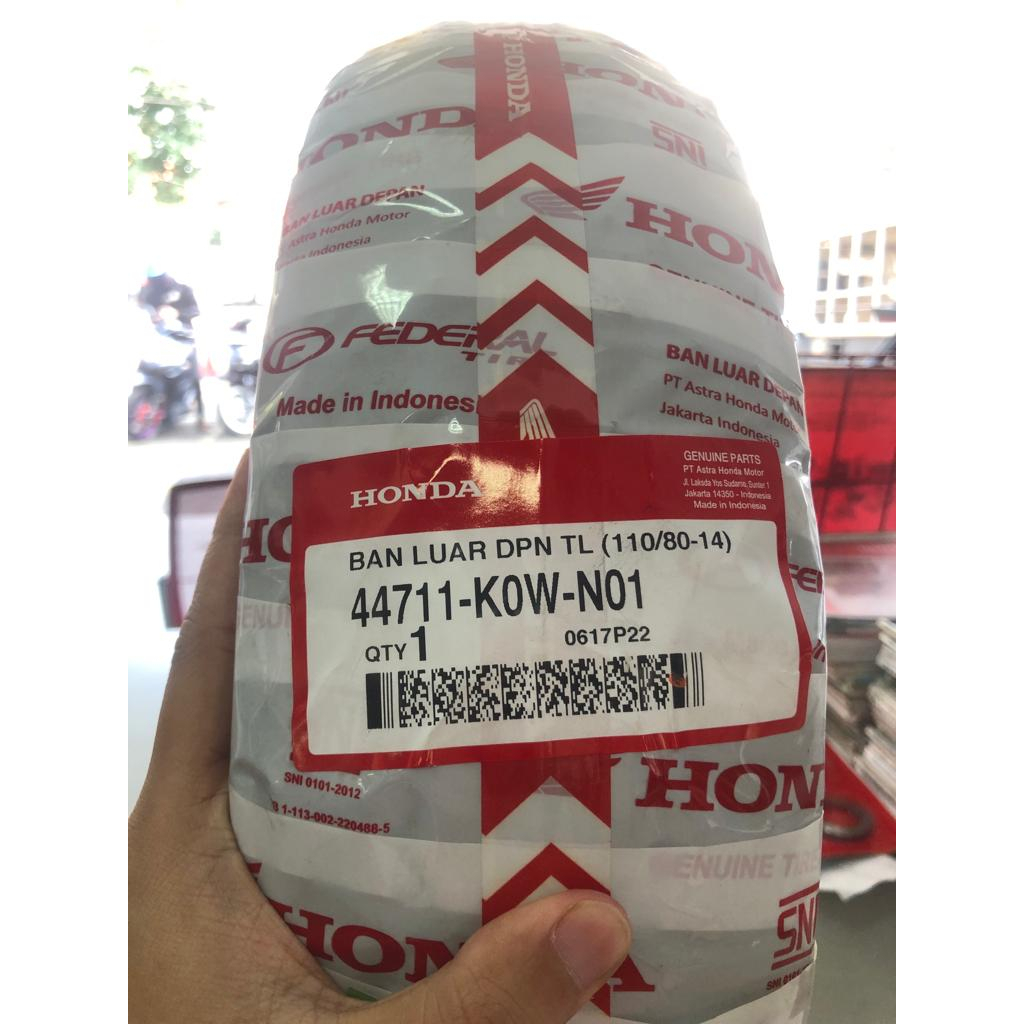 TIRE FR TL (110/80-14) ADV BAN DEPAN ADV BAN DEPAN TUBLES ADV 44711K0WN01