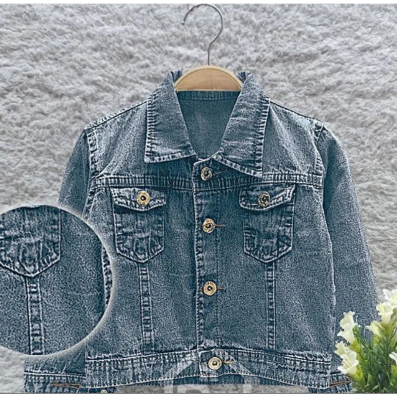 JAKET JEANS ANAK PEREMPUAN DAN LAKI-LAKI USIA 1-12 tahun