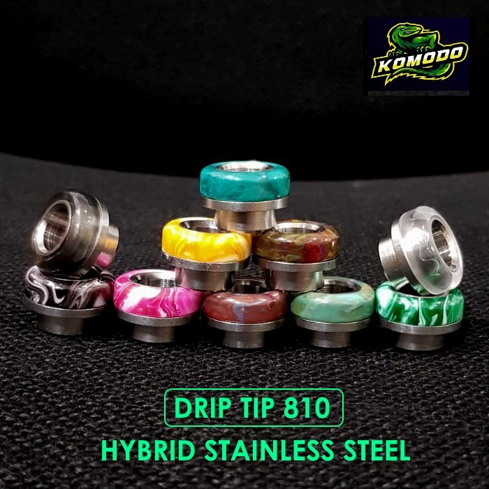 Komodo Driptip 810 Hybrid SS Authentic By Komodo