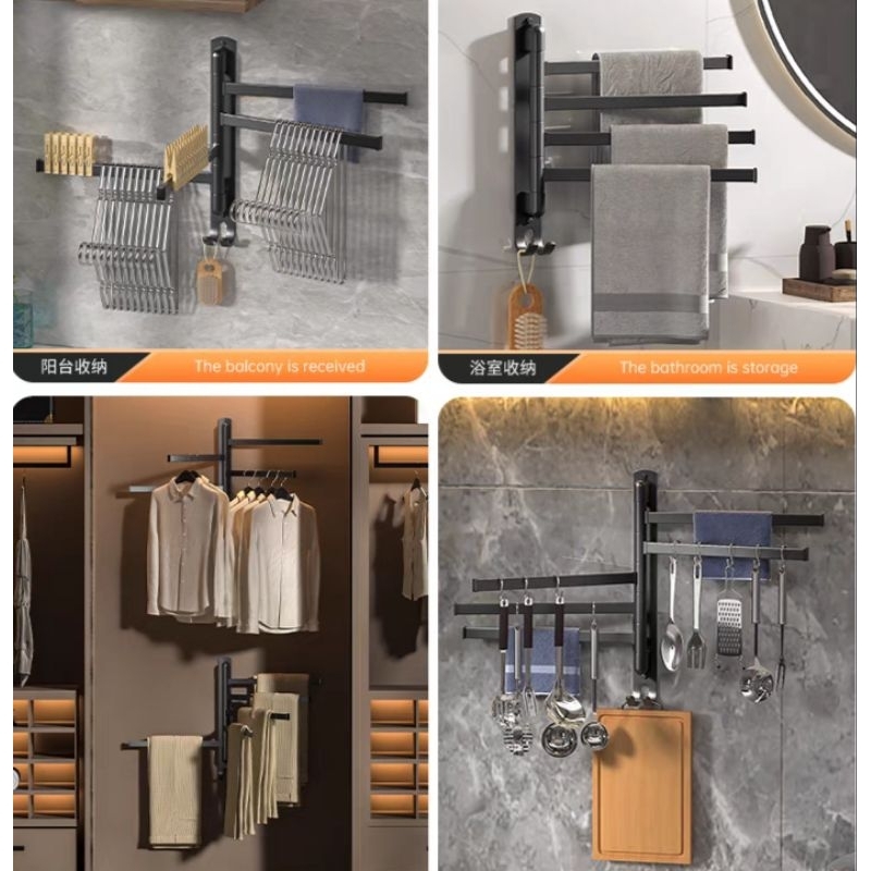 Gantungan Handuk Stainless 401 Rak Handuk Stainless Serbaguna