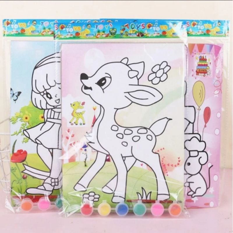 

Diy Kertas Melukis Dengan Kuas Kertas Mewarnai