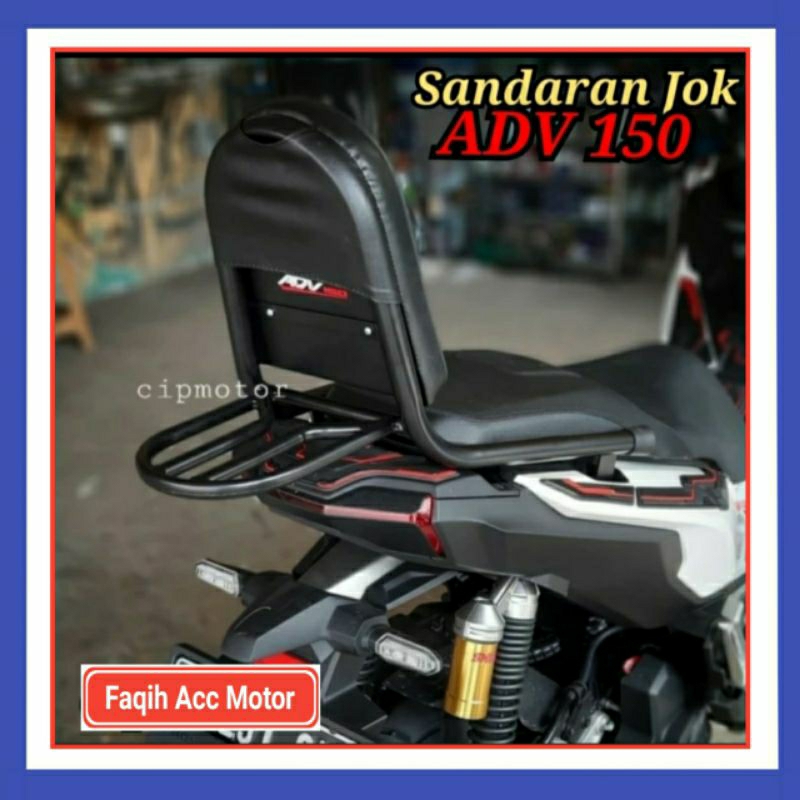Sandaran jok Belakang Sandaran Motor Honda ADV 150