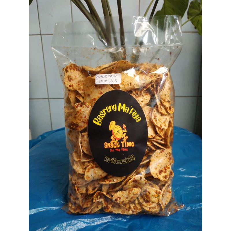 

GRATIS packing dus + bubble wrap Premium Basreng Bandung 250gr rasa pedas daun jeruk level 3