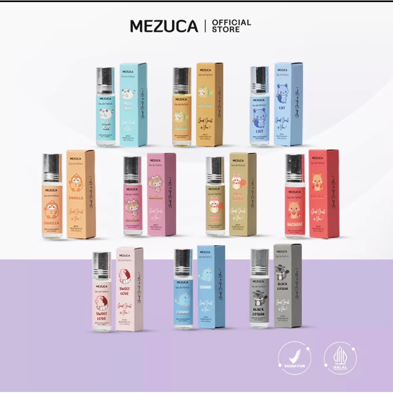 PARFUM Mezuca Roll on 6mL Tanpa alkohol for unisex tahan lama