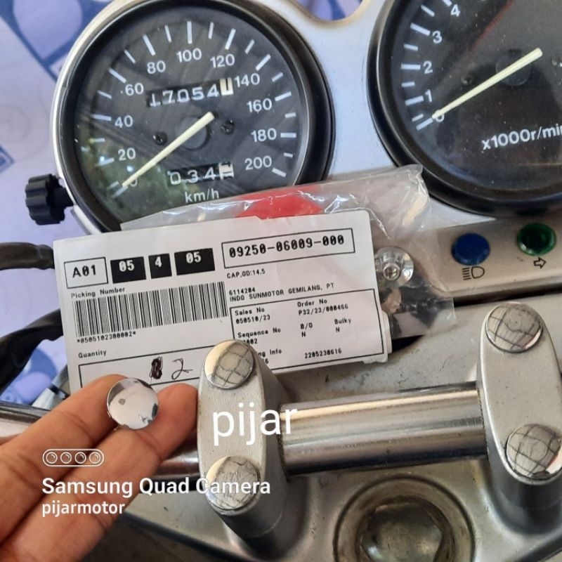 (Harga Satuan) Cap Tutup Baut Raiser Klem Setang Setir Suzuki GSX Thunder 250