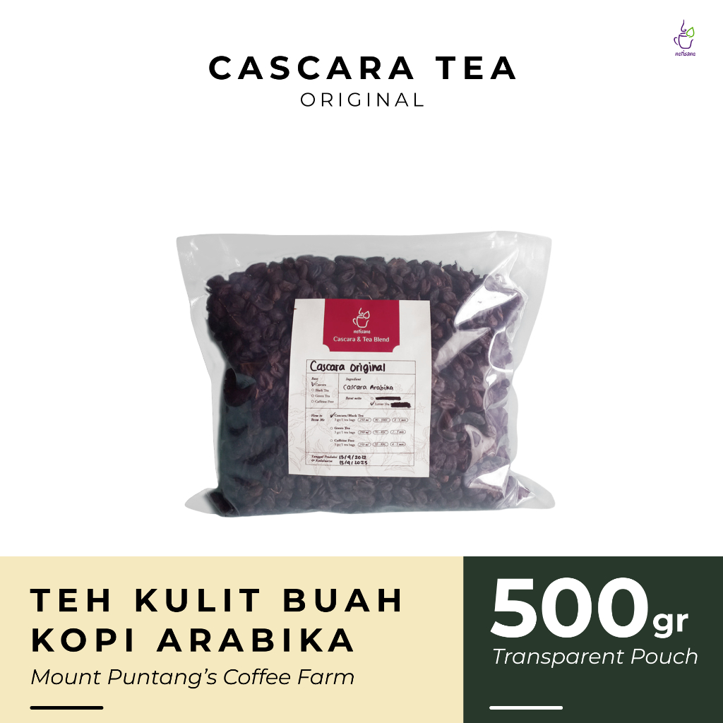 

Netisane Puntang Cascara Tea - Teh kulit kopi arabika organik (500g)