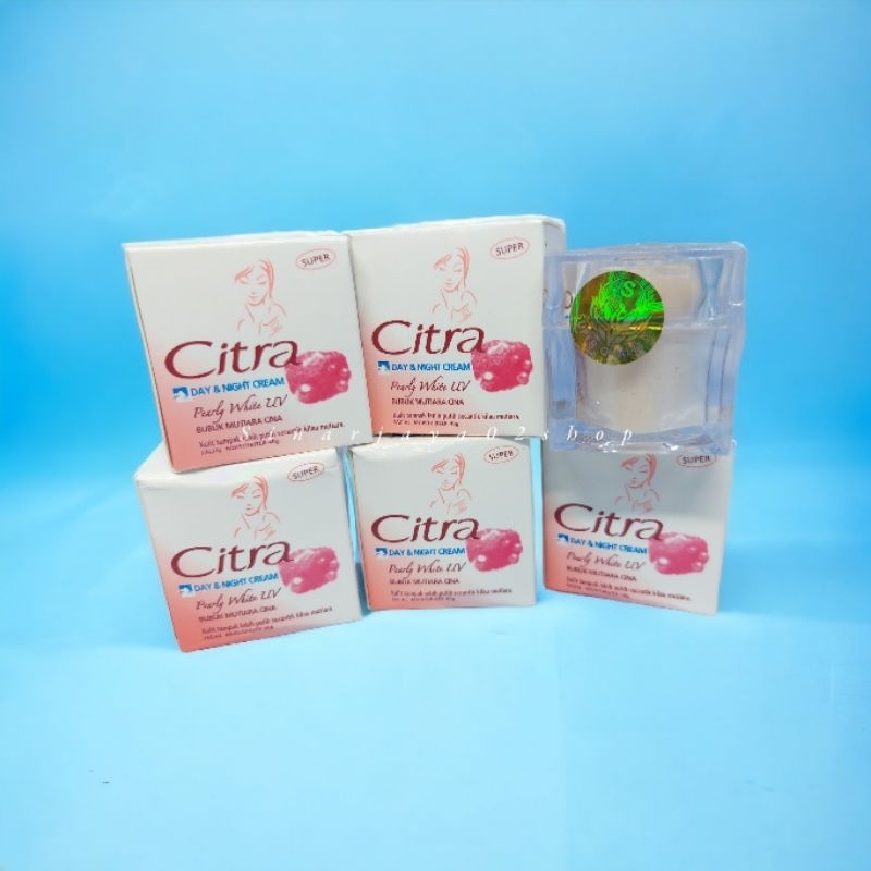 12 Pcs - CREAM CITRA SUPER 2 IN 1 DAY &amp; NIGHT whitening crem original