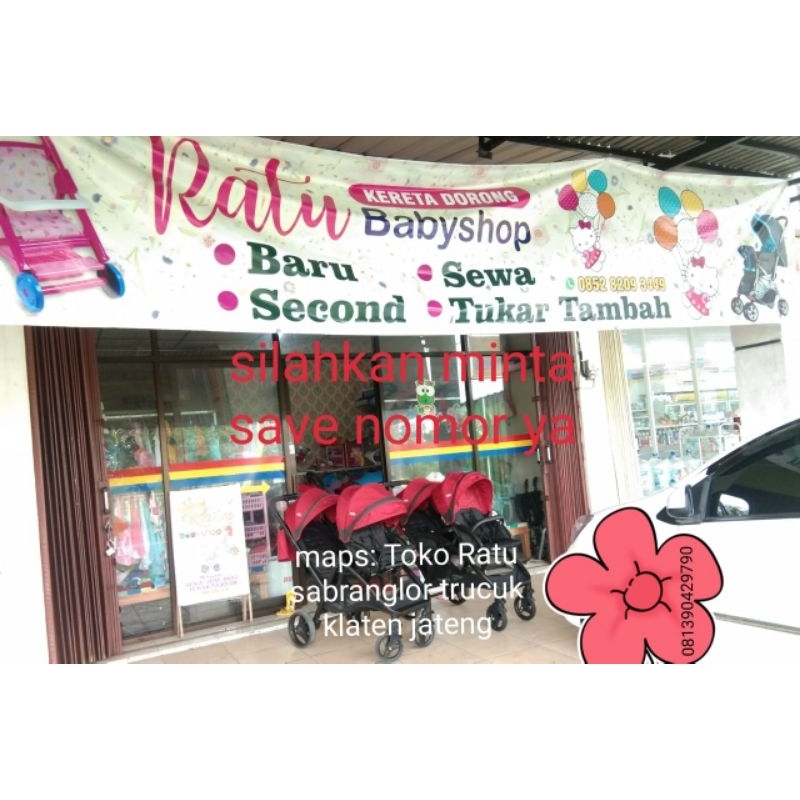 kembar twin stroller kereta dorong babywalker pushwalker bouncer apolo ayunan booster carseat high c