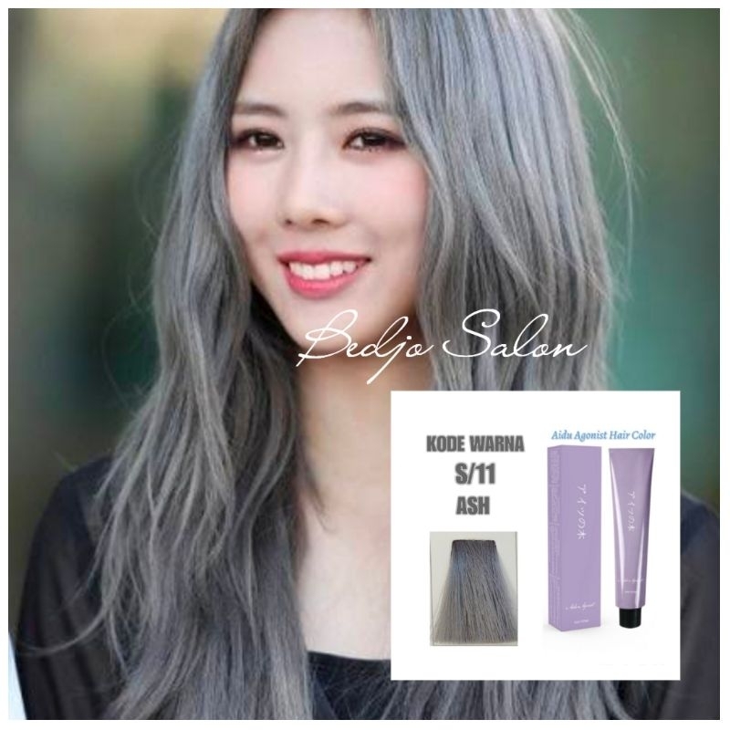 Cat Rambut  Aidu Agonist warna Ash S/11