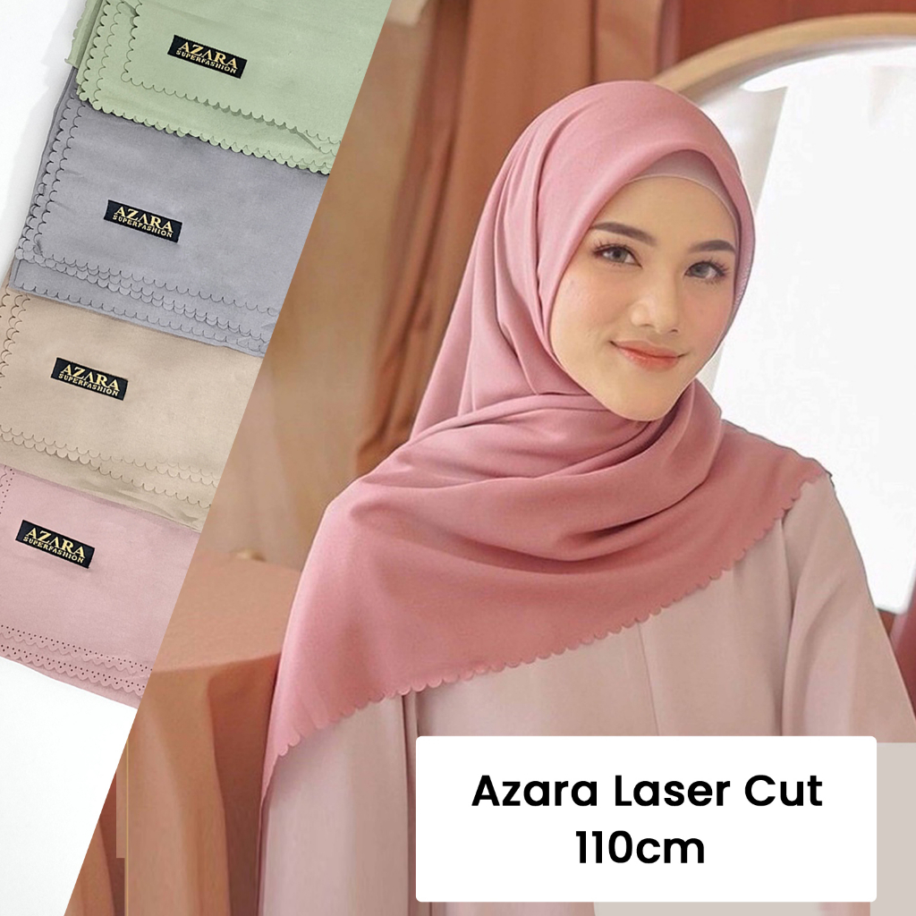 jilbab segi empat oskara laser cut hijab square halus