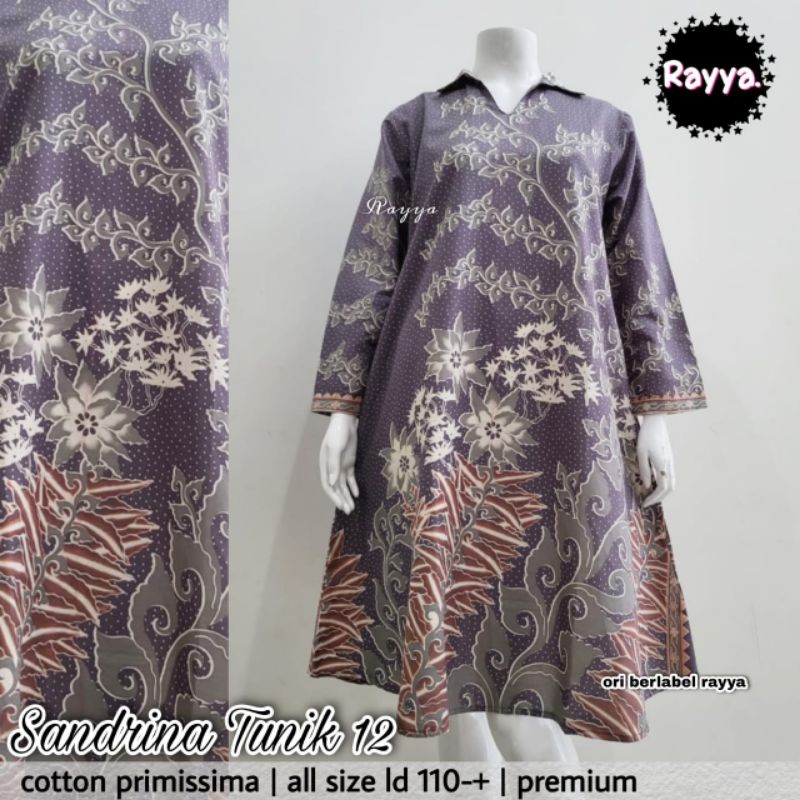 tunik sandrina  batik solo