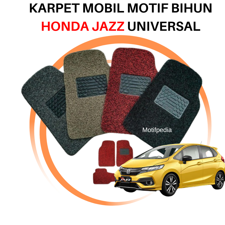 Karpet Mobil Model Bihun HONDA JAZZ UNIVERSAL 2 BARIS
