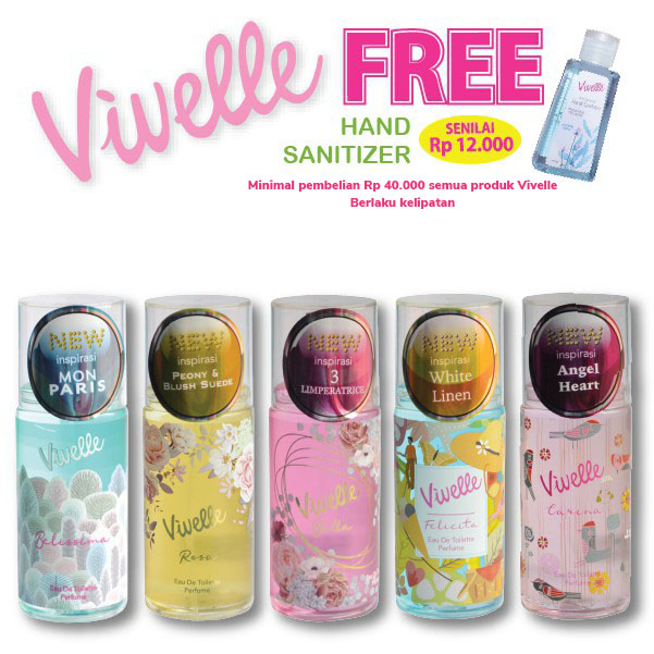 ❤ RATU ❤ Vivelle EDT Glass Designer Series | EDT Eau De Toilet | Vivele Evangeline Parfum Badan