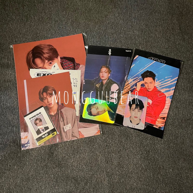 [SALE] EXO SUPERM KAI SG HOLO PHOTO CARD MARCHENDISE SUM OFFICIAL