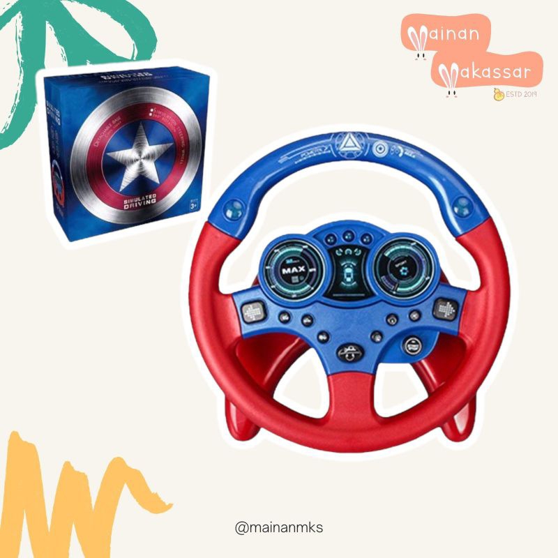 STEERING WHEEL CAPTAIN AMERICA ~ No.148