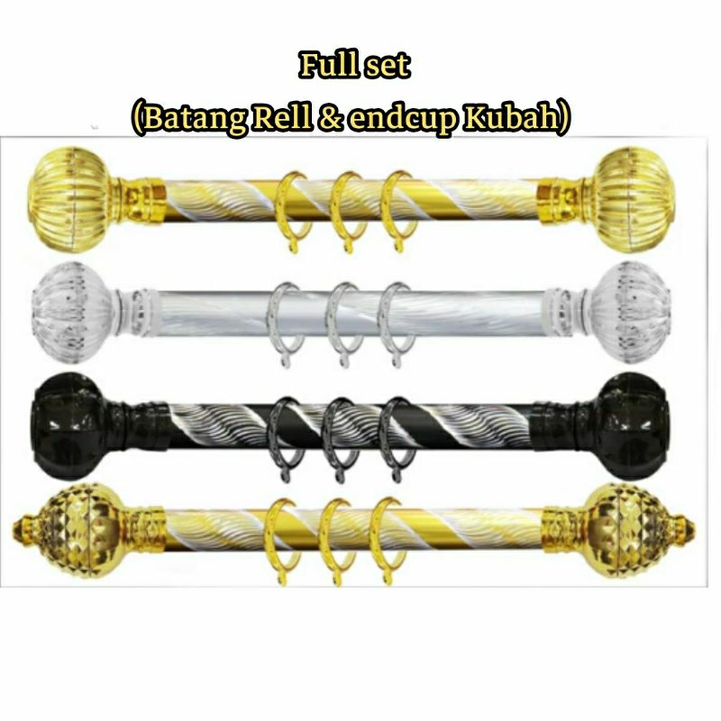 Gorden Murah Batang Gorden Ulir Full set Batang Hordeng