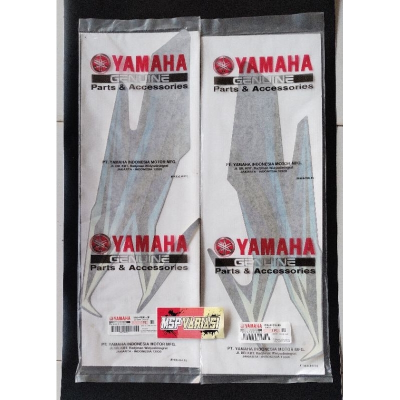 Striping List Stiker Yamaha RX-KING 2005 3KA-F4244-40 dan 3KA-F4245-40 Original Ori asli Yamaha Genu