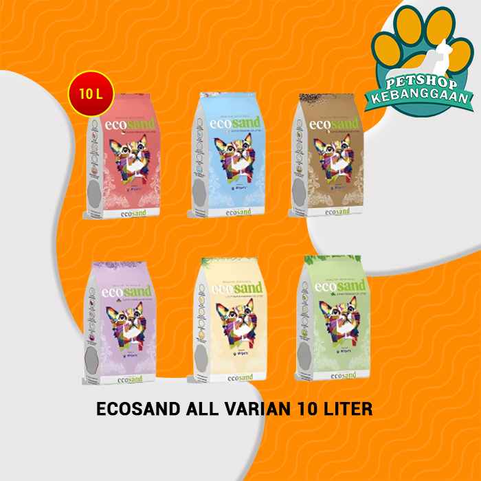 Pasir Kucing Wangi Gumpal EcoSand 10 Litter