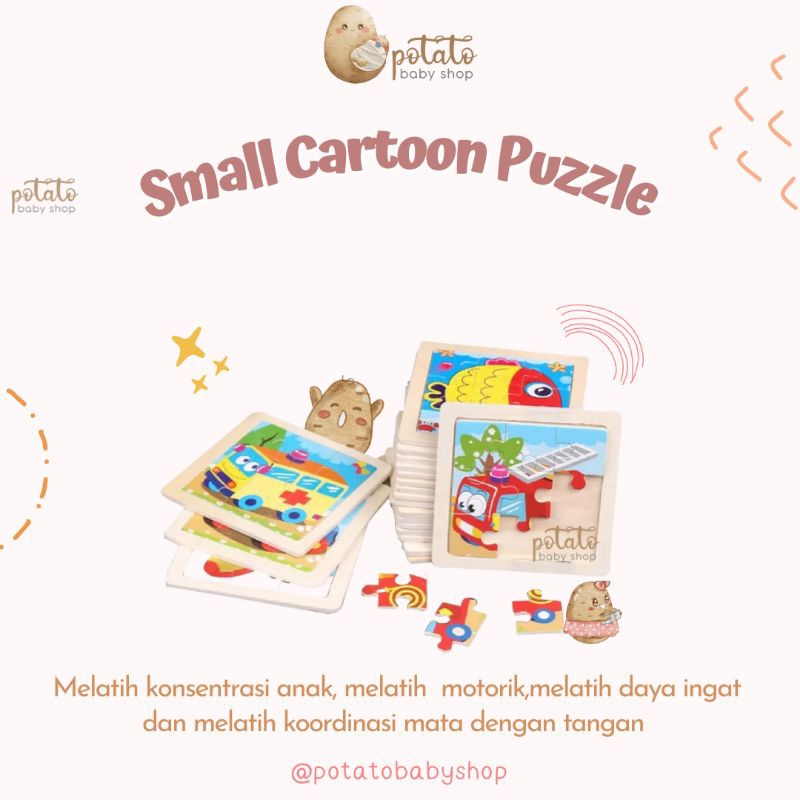 BT LXL04 BT Small Piece Cartoon Puzzle - Mainan Puzzle Anak