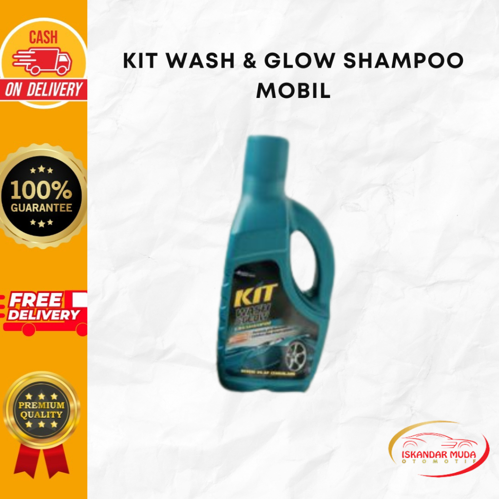 Kit Wash & Glow Shampo Mobil