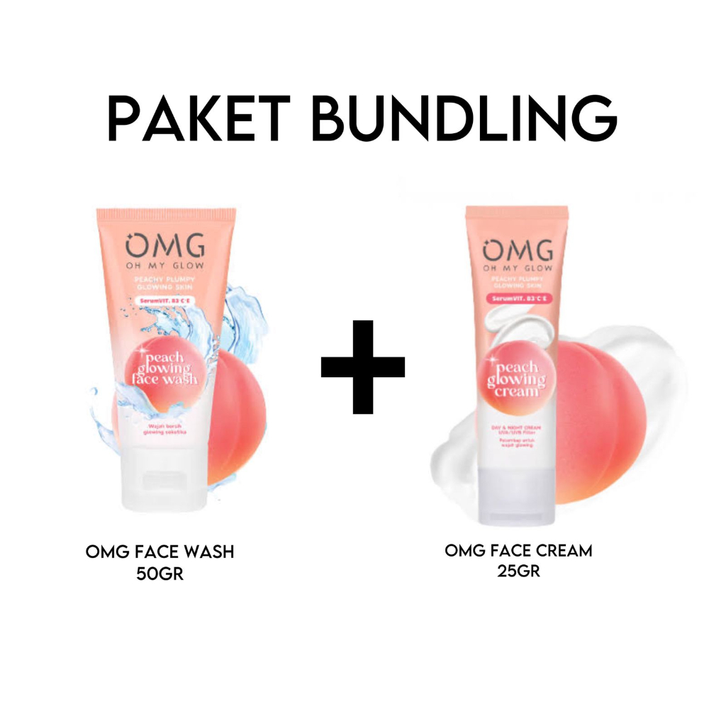 Paket Bundling OMG Face Wash 50gr Dan Omg Face eCream 25gr