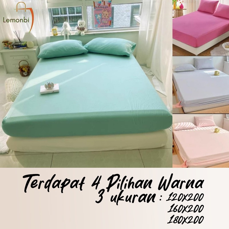 SPREI Set PREMIUM Katun ANTI GESER Home Industri POLOS / COD SPREI  120x200, 160x200, 180X200