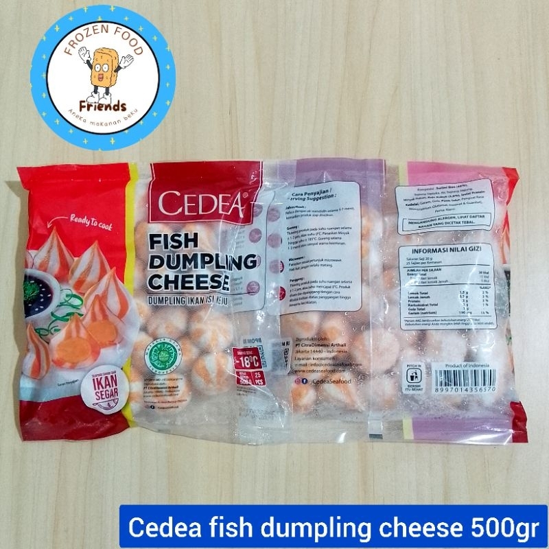 

cedea fish dumpling chesee 500gr