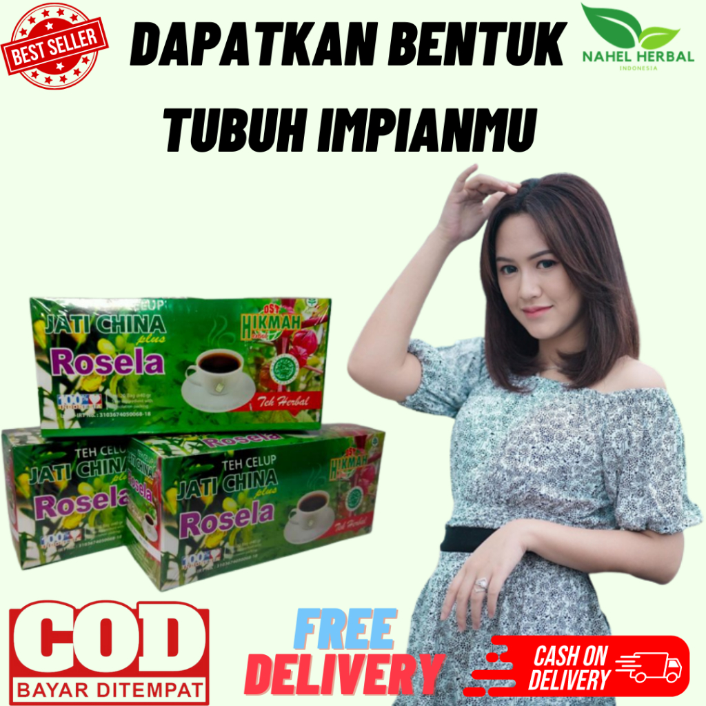 Tubuh Ramping Happy Asmara? Rahasianya Ada Di Teh Celup Daun Jati Cina Plus Bunga Rosella Pelangsing