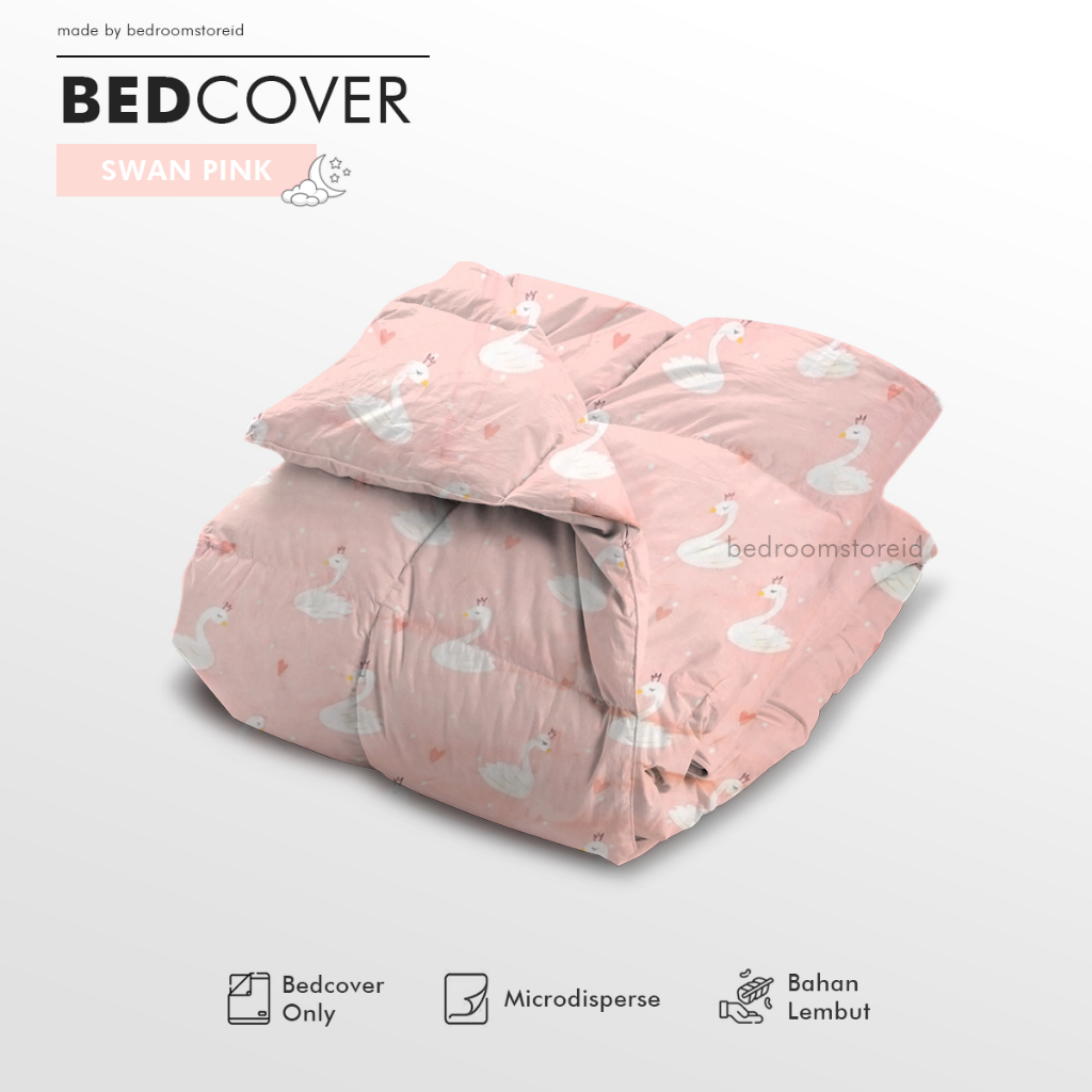 Bedcover only size 120x220 150x220 Double Polos/Aesthetic