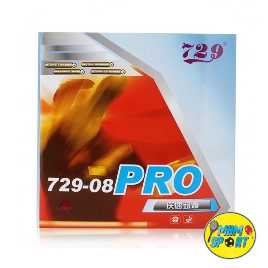 Karet Rubber Bet Tennis Meja Pingpong 729-08 Pro