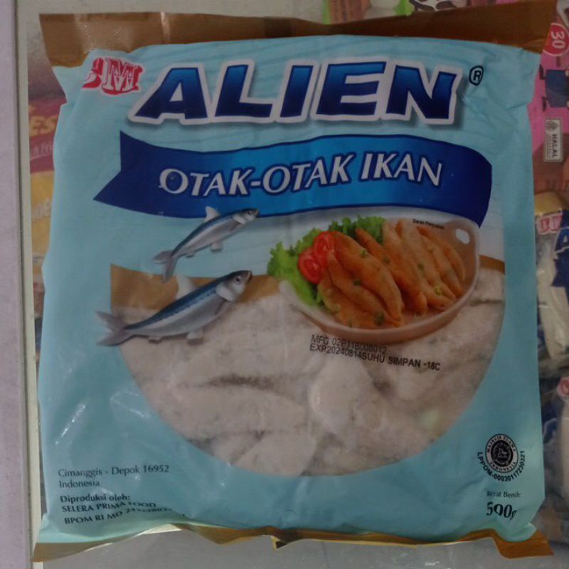 

Otak-otak Ikan Merk Alien Premium 500gr