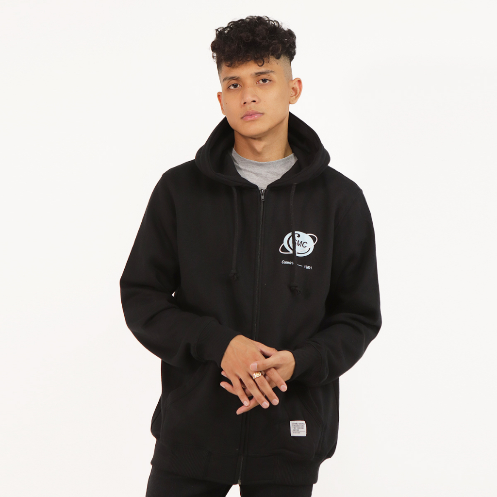 Cosmic Sweater Hoodie Pria Zipper WORLDWIDE CUP