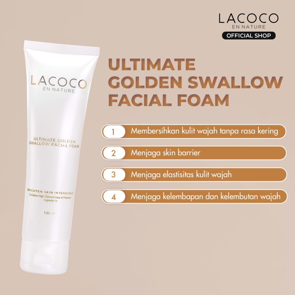 Lacoco Ultimate Golden Swallow Facial Foam 100ml