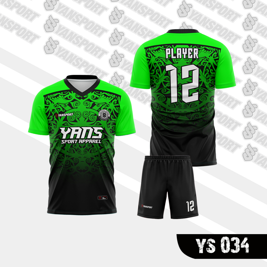 Jersey Stelan Kostim Futsal, Sepak Bola dan Sepak Takraw