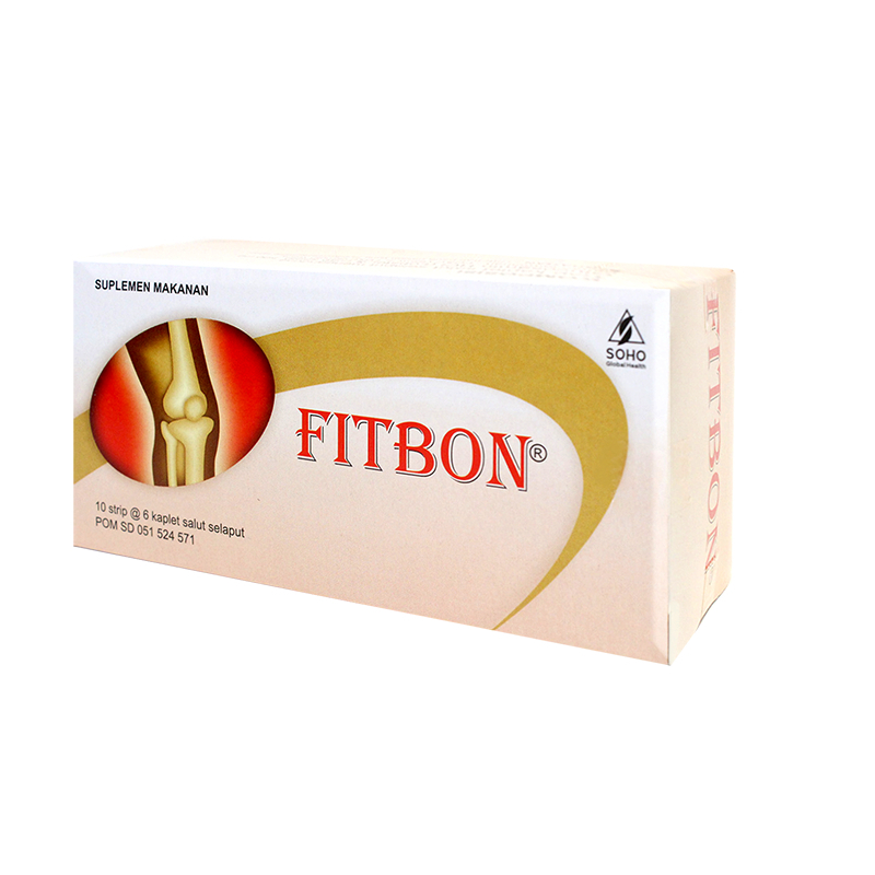 Fitbon Box 60's Kaplet Soho - Suplemen Kesehatan Sendi / Vitamin Persendian / Vitamin Sendi