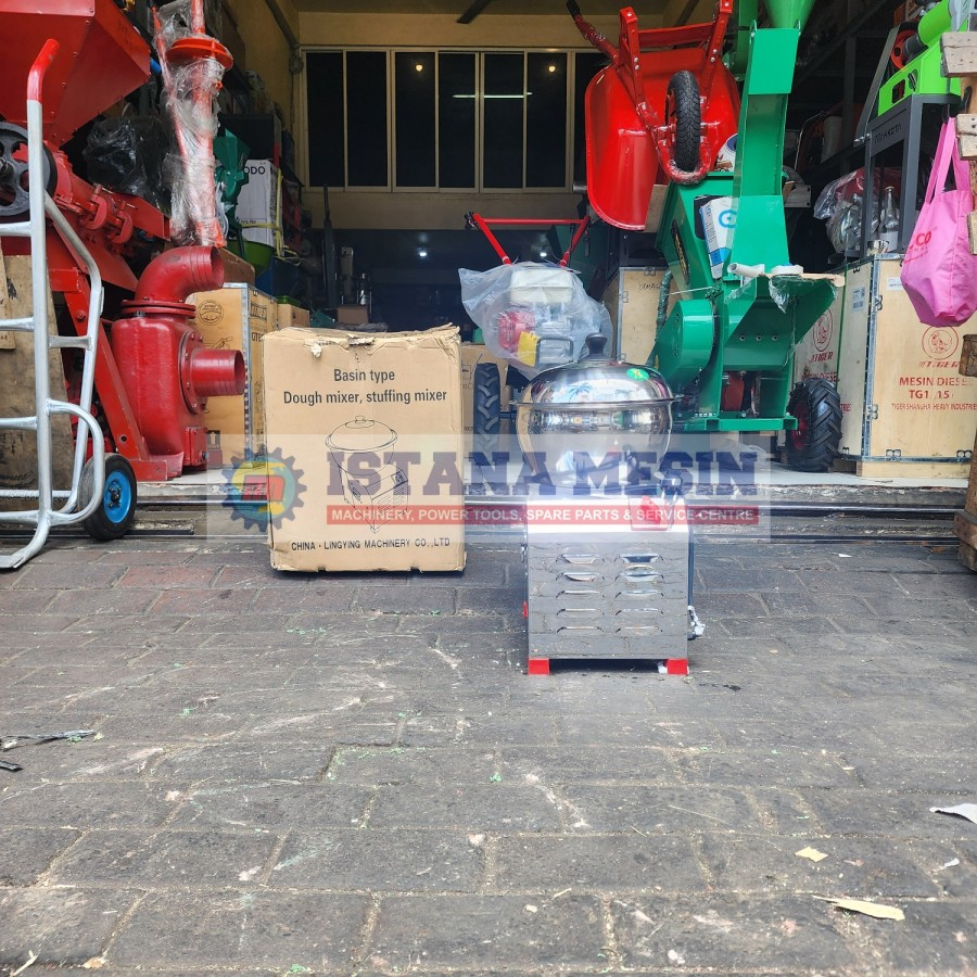 MESIN PENGADUK ADONAN DOUGH MIXER MIE ROTI PIZZA 5KG MODEL BASKOM