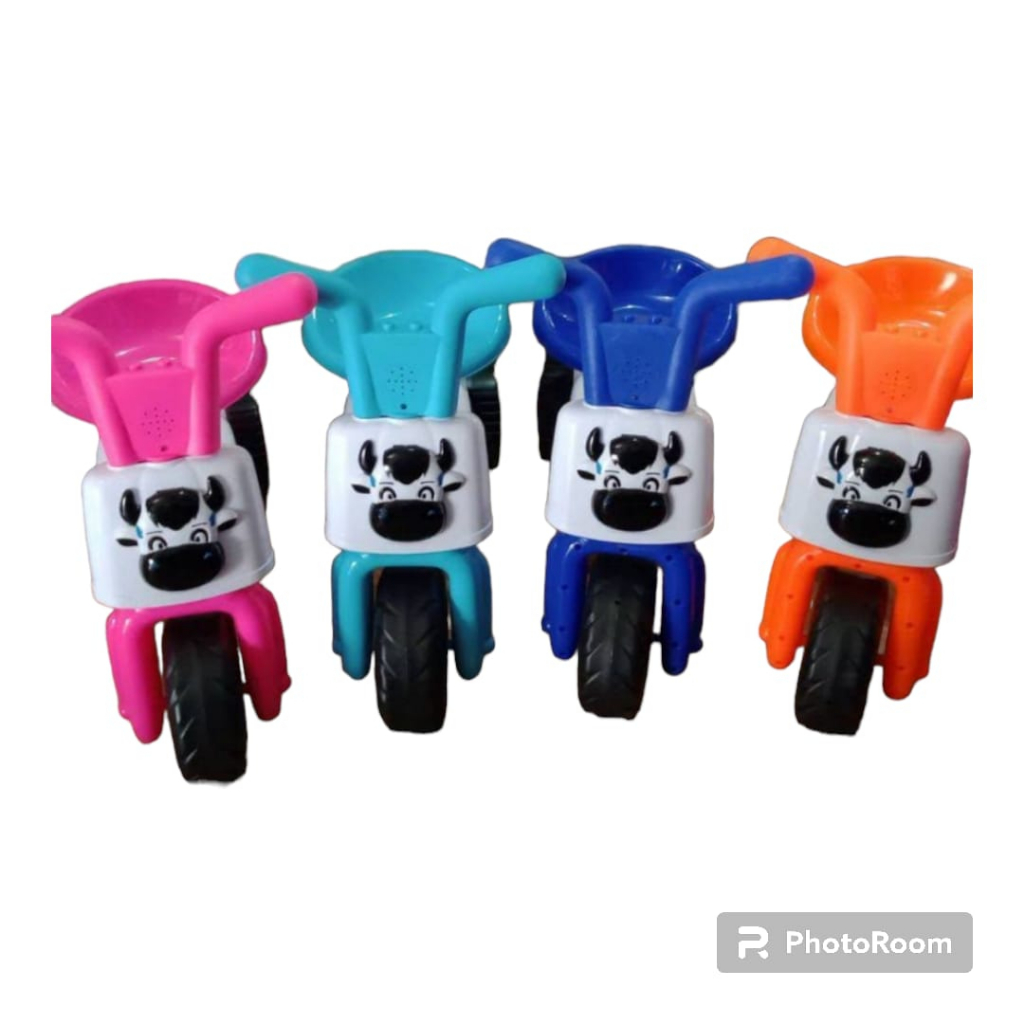 mainan anak sepeda sapi MUSIK