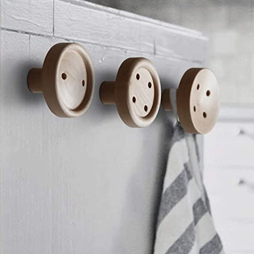 Hook Gantungan Tas Topi Baju Cermin Kayu Jati