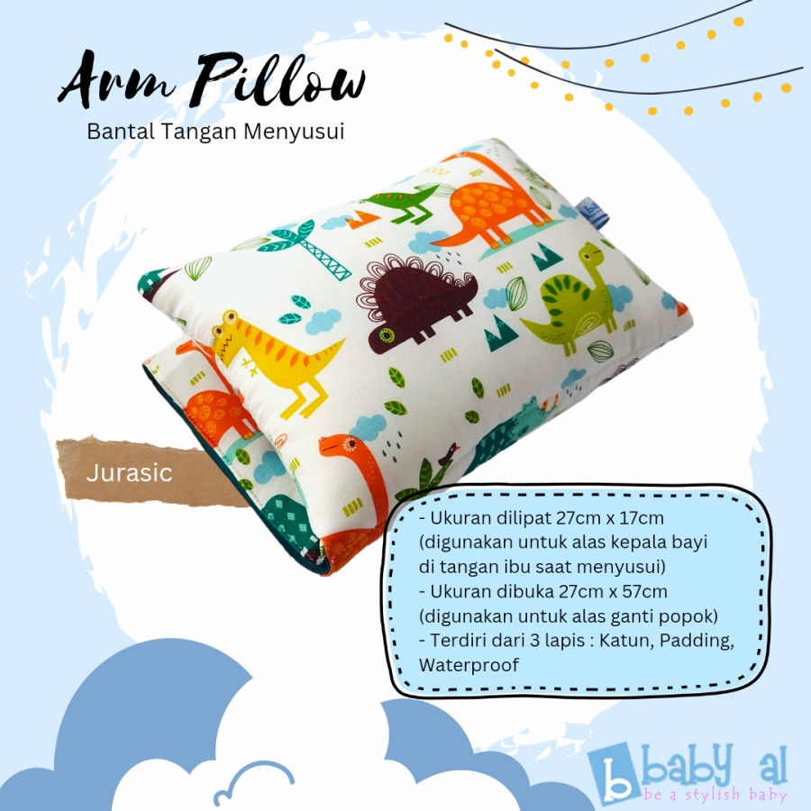 Baby Al Bantal Tangan Menyusui - Arm Pillow bisa untuk Changing Pad