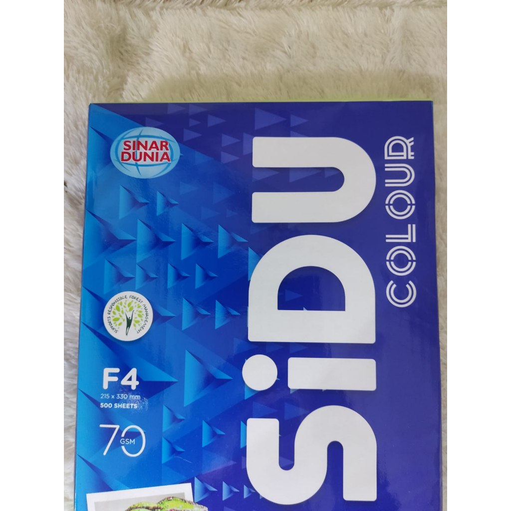 

Kertas HVS Warna SIDU F4 Colour Paper 70 gram