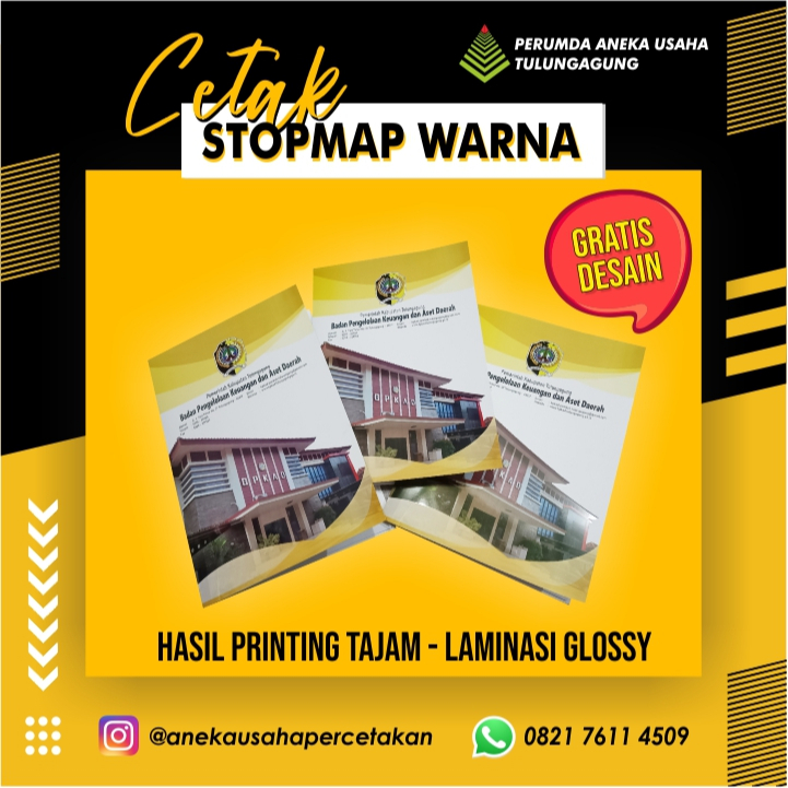 CETAK PRINT STOPMAP FULL COLOUR / MAP KERTAS FOLIO F4 INSTANSI / SEKOLAH / KANTOR CUSTOM