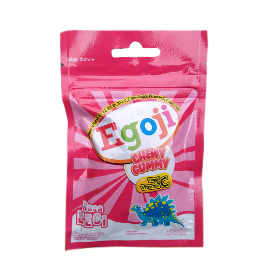 EGOJI CHEWY GUMMY plus Vitamin C - MULTIVITAMIN ANAK Ekstrak Buah Gojiberry - BPOM - SACHET