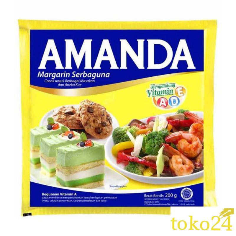 

Amanda Margarine Serbaguna 200 gr