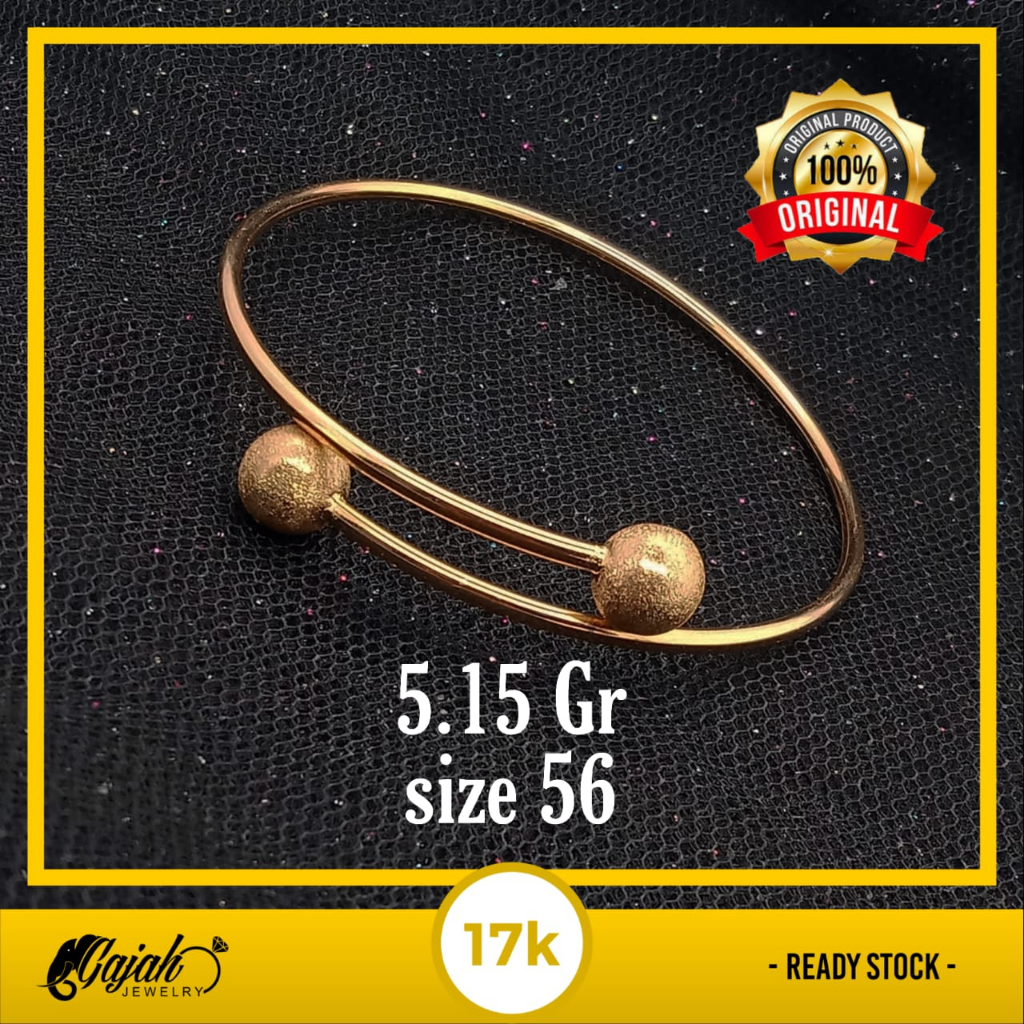 Gelang Emas 17K - 5.15 Gr Kadar 750 - 5136