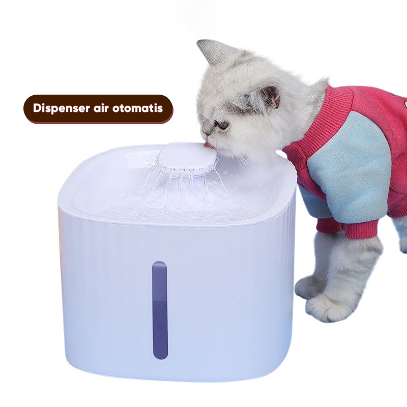 Dispenser Tempat Minum Hewan Otomatis M04 Tempat Minum Kucing Pet Water Dispenser Fountain