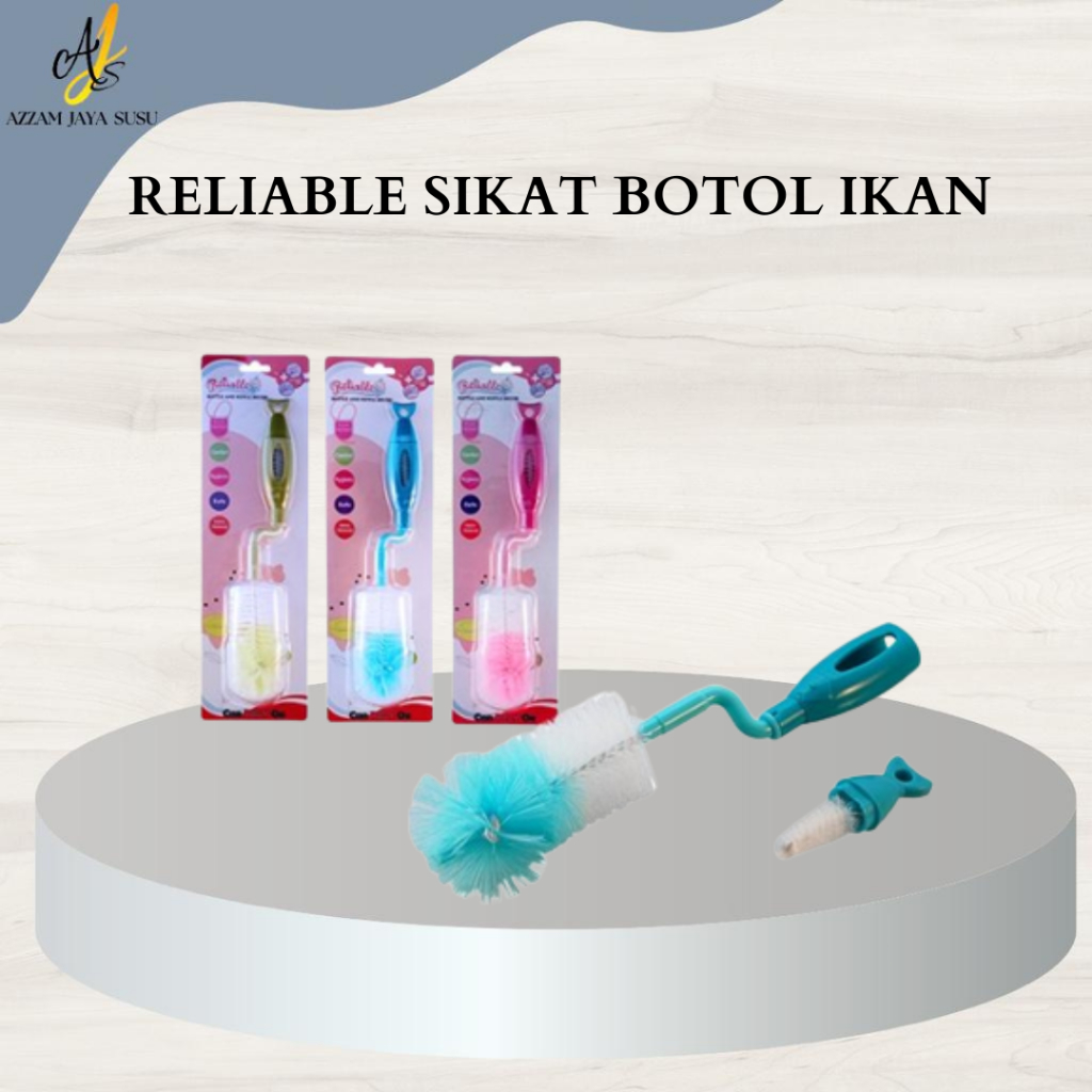 Reliable Sikat Botol Ikan / Pencuci Botol Susu Bayi / Azzam Jaya Susu
