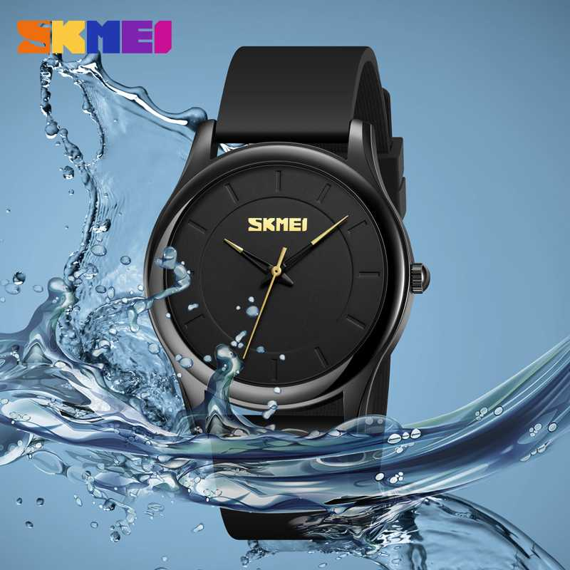 Jam Tangan Analog Pria Quartz Watch Waterproof 30M Material Anti Air Jamtangan Cowok Premium Berkualitas