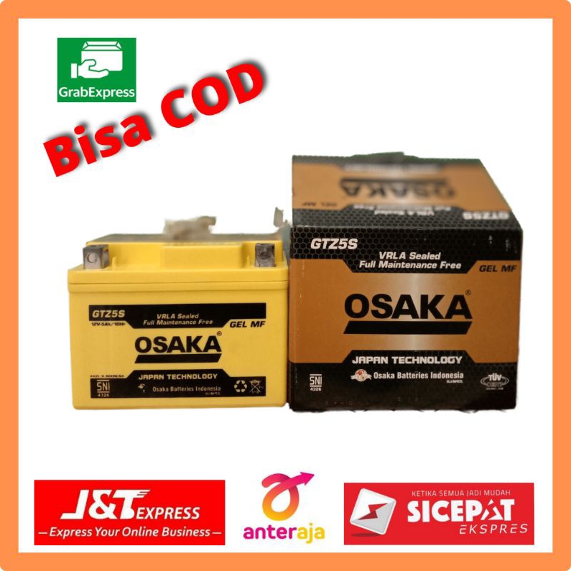 AKI GELMF OSAKA GTZ5S 12V/5AH