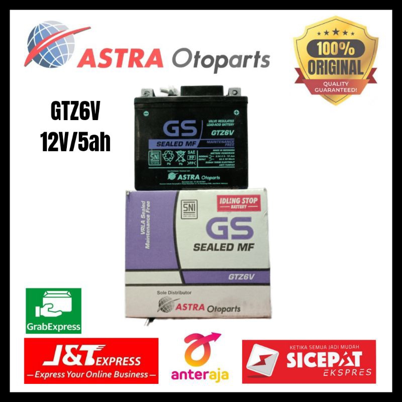 AKI GS MURAH, GS ASTRA SEALED MF GTZ6V